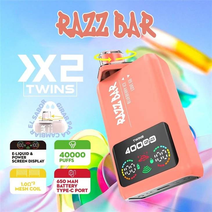 Razz Bar Twins 40000 Puffs